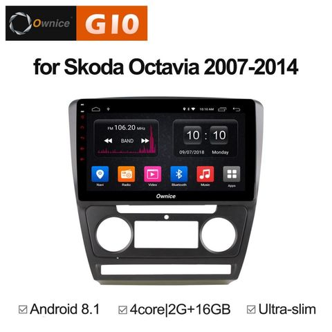 Ownice G10 S1920E  Skoda Octavia A5 (Android 8.1)